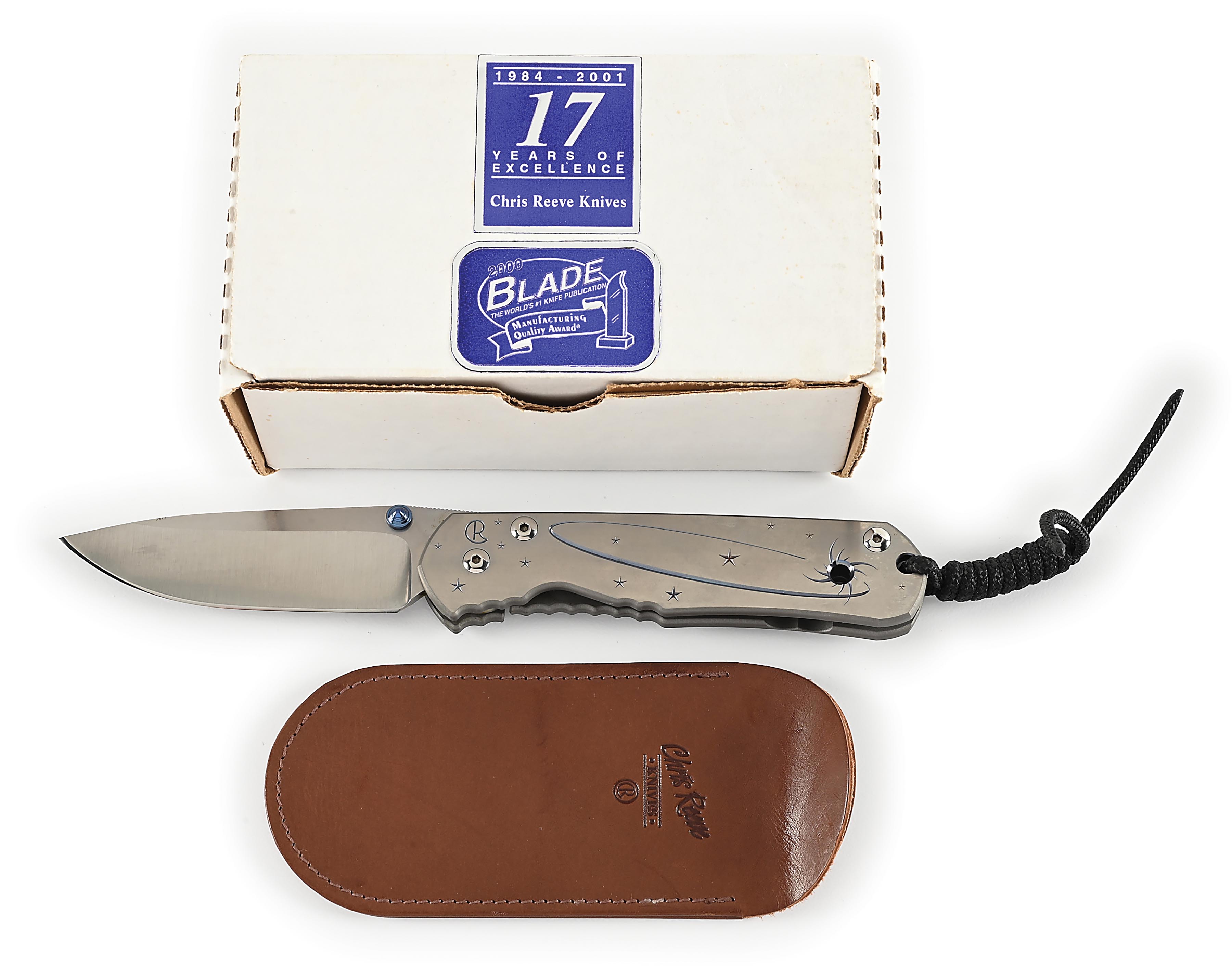 Lot Detail - BOXED CHRIS REEVE SOLAR WIND LARGE SEBENZA.