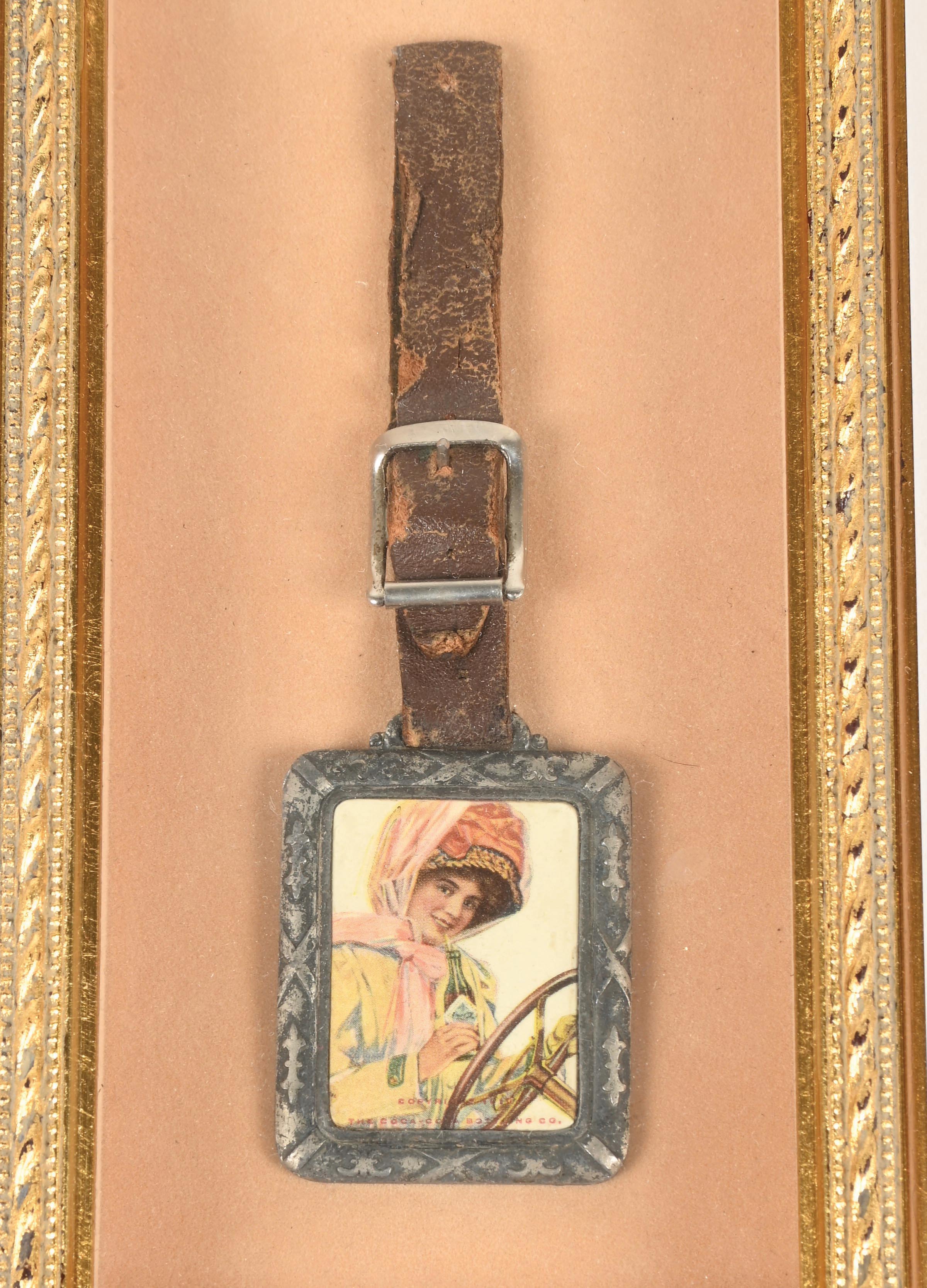 Lot Detail - PAIR OF COCA-COLA FRAMED WATCH FOBS