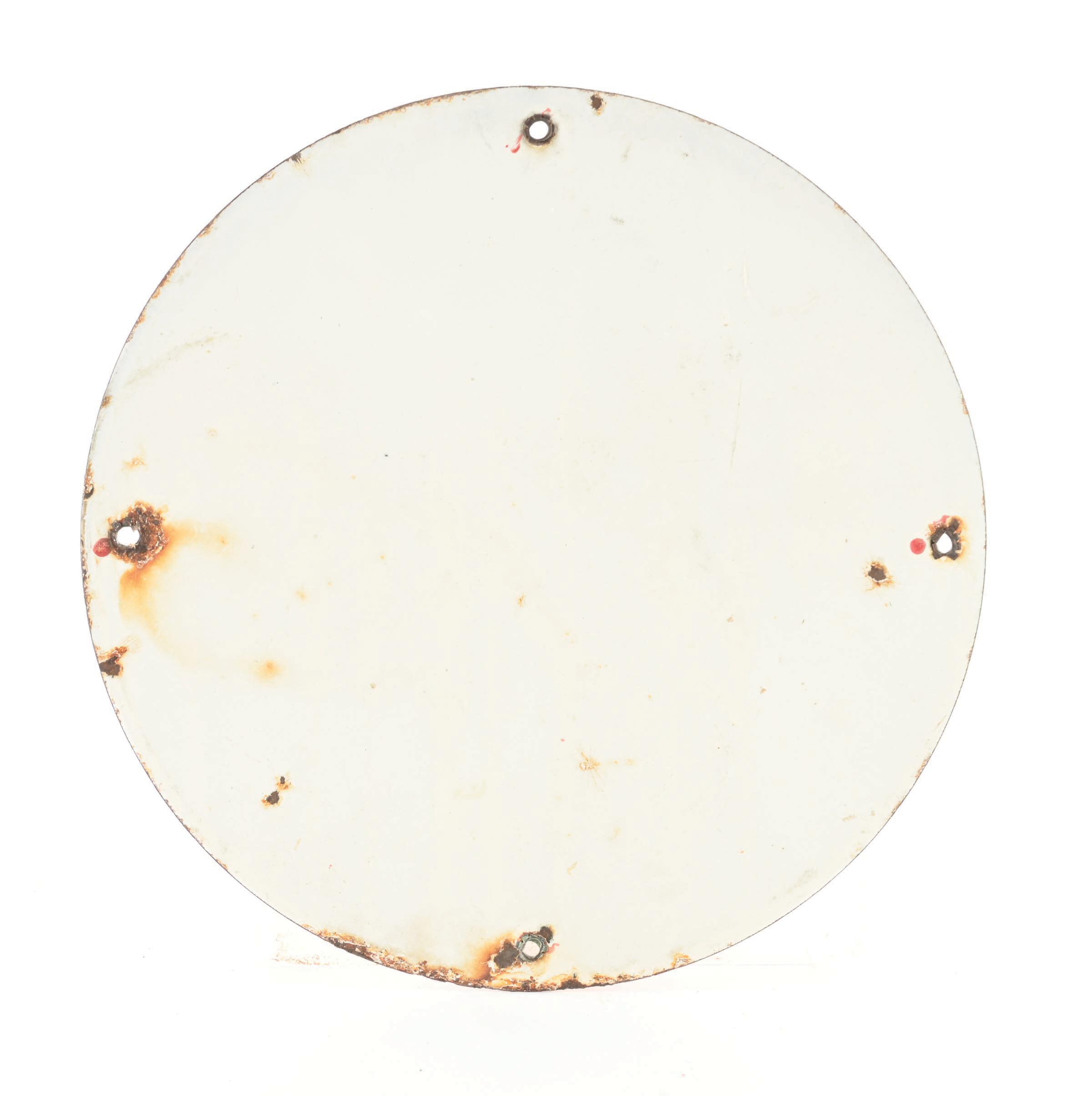 Lot Detail - FLYING A GASOLINE SUPER EXTRA PORCELAIN PUMP PLATE SIGN