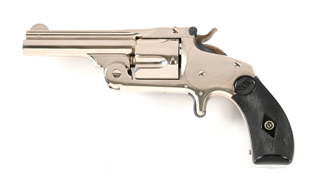 (A) SMITH & WESSON 1ST MODEL "BABY RUSSIAN" SINGLE ACTION REVOLVER.