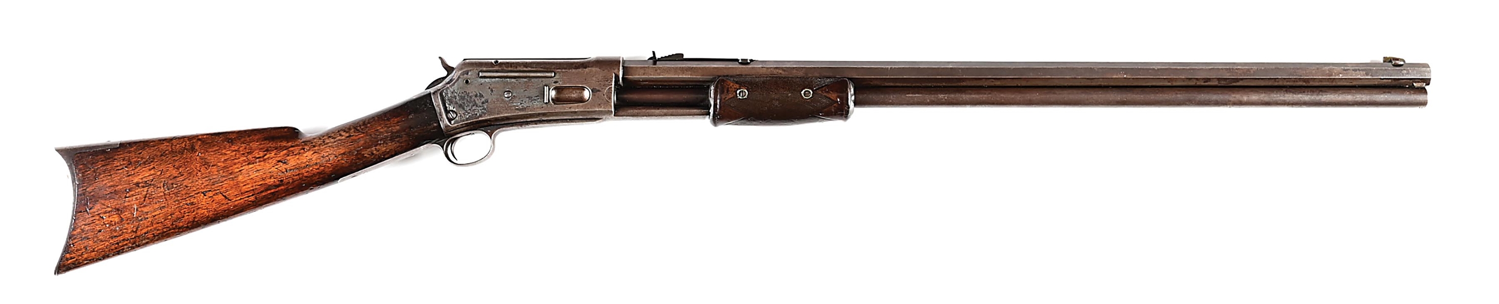 (A) VERY EARLY COLT LARGE FRAME LIGHTNING SLIDE ACTION RIFLE SERIAL NUMBER 7.