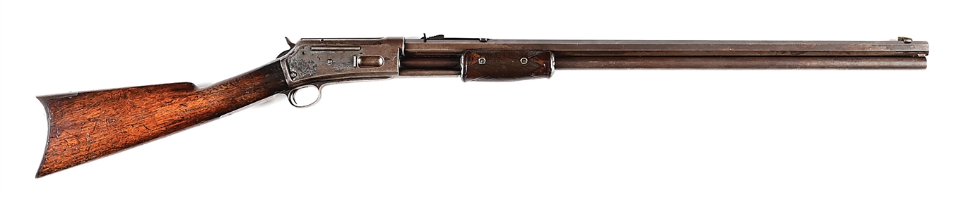 (A) VERY EARLY COLT LARGE FRAME LIGHTNING SLIDE ACTION RIFLE SERIAL NUMBER 7.