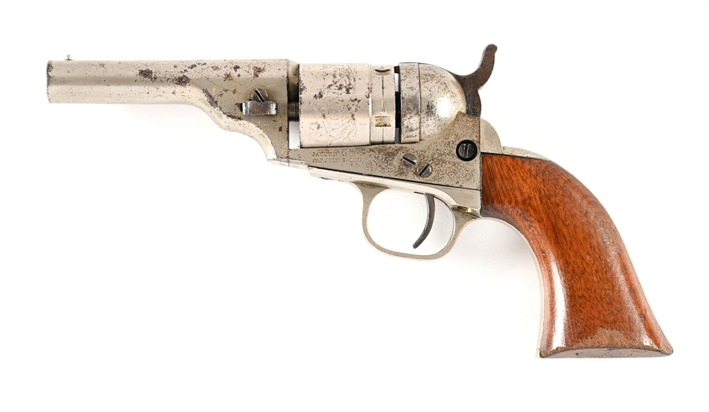 (A) COLT CARTRIDGE CONVERSION POCKET SINGLE ACTION REVOLVER.