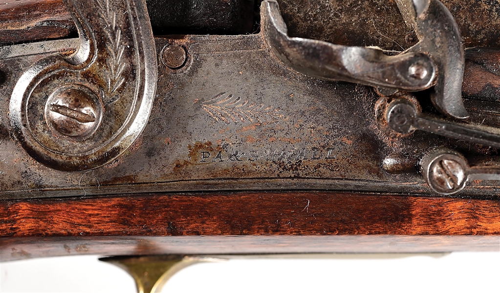 Lot Detail - (A) FLINTLOCK KENTUCKY TARGET OR BENCH RIFLE ATTRIBUTED TO ...