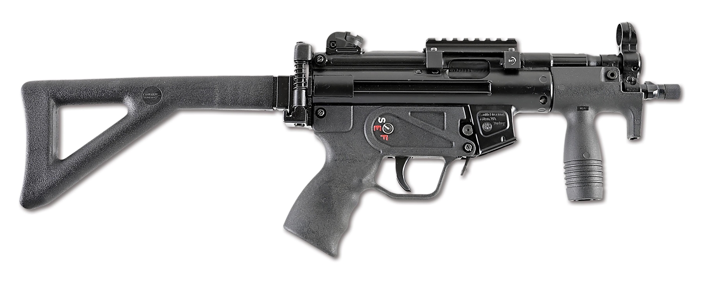 (N) ZENITH FIREARMS Z-5K 9MM AOW HOST GUN WITH FLEMING FIREARMS AUTO SEAR (FULLY TRANSFERABLE MACHINE GUN & AOW).