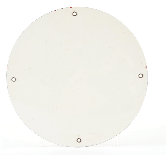 Lot Detail - FLYING A GASOLINE PORCELAIN PUMP PLATE SIGN