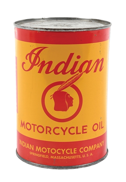 INDIAN MOTORCYCLE MOTOR OIL ONE QUART CAN