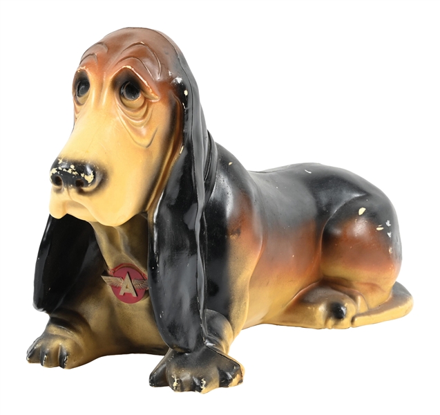 FLYING A BASSET HOUND PIGGY BANK 