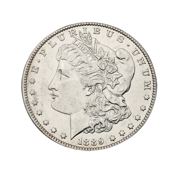 1889-CC $1 AU58 PCGS