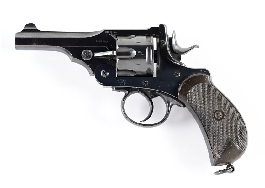 (A) WEBLEY MARK I DOUBLE ACTION REVOLVER.