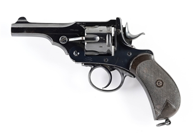 (A) WEBLEY MARK I DOUBLE ACTION REVOLVER.