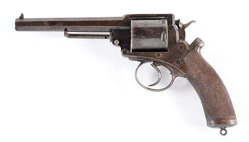 (A) ADAMS PATENT MARK II DOUBLE ACTION REVOLVER.