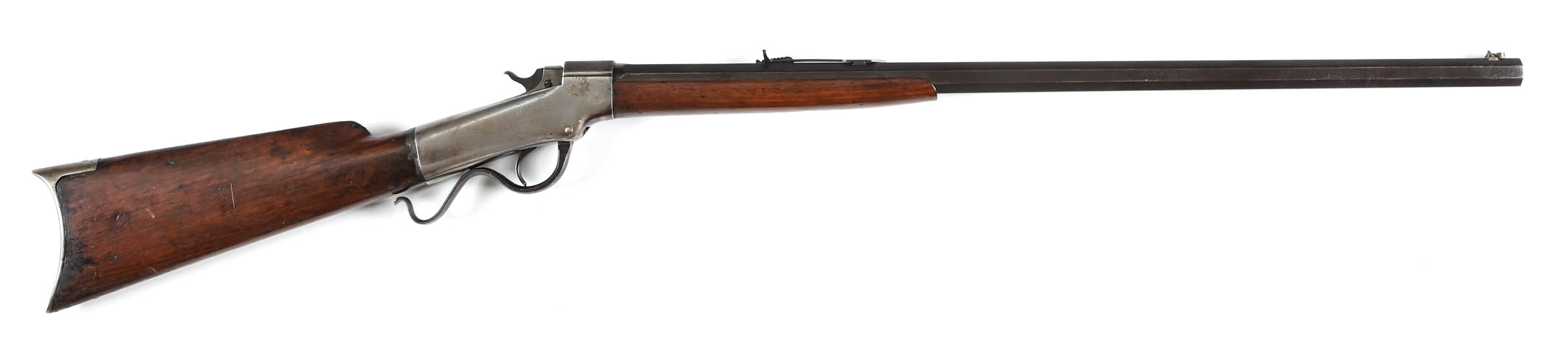 Marlin Falling Block Rifle Lot Detail - (A) MARLIN-BALLARD NO. 2 SPORTING FALLING BLOCK RIFLE.