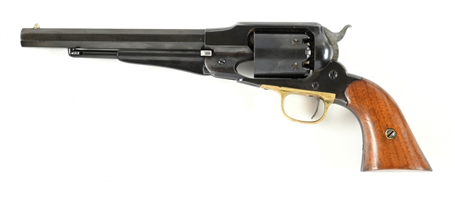 (A) MARTIAL REMINGTON MODEL 1858 NEW ARMY SINGLE ACTION PERCUSSION REVOLVER.