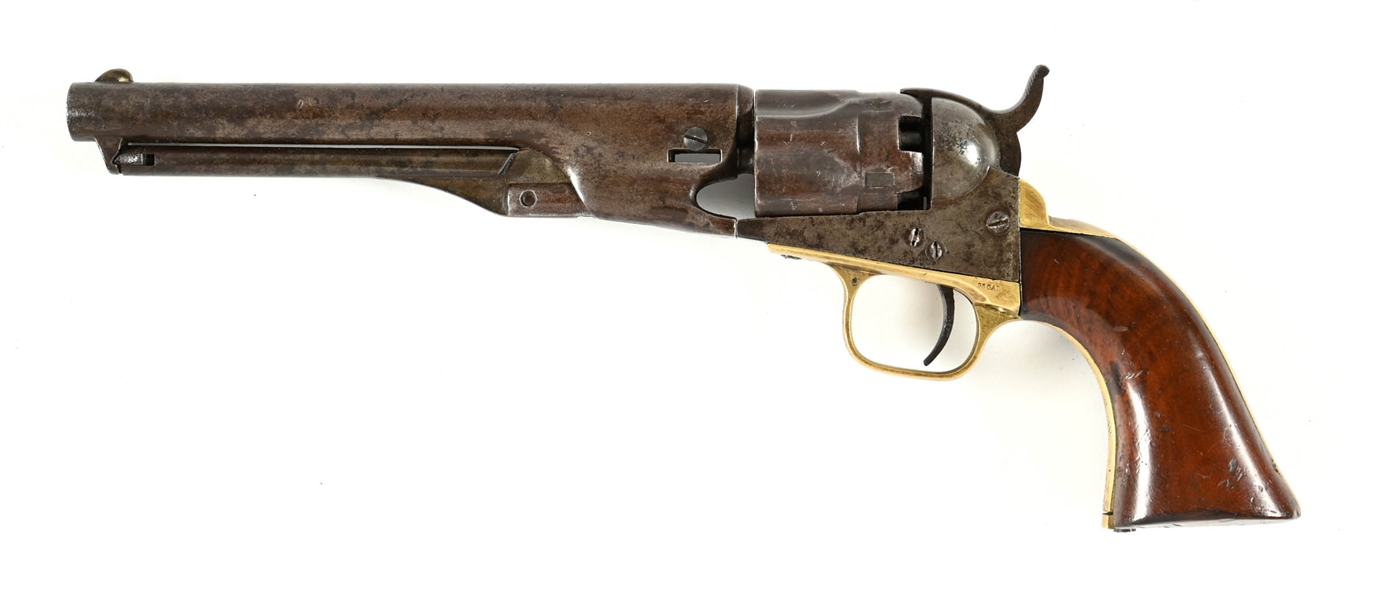 (A) COLT 1862 POLICE SINGLE ACTION PERCUSSION REVOLVER.