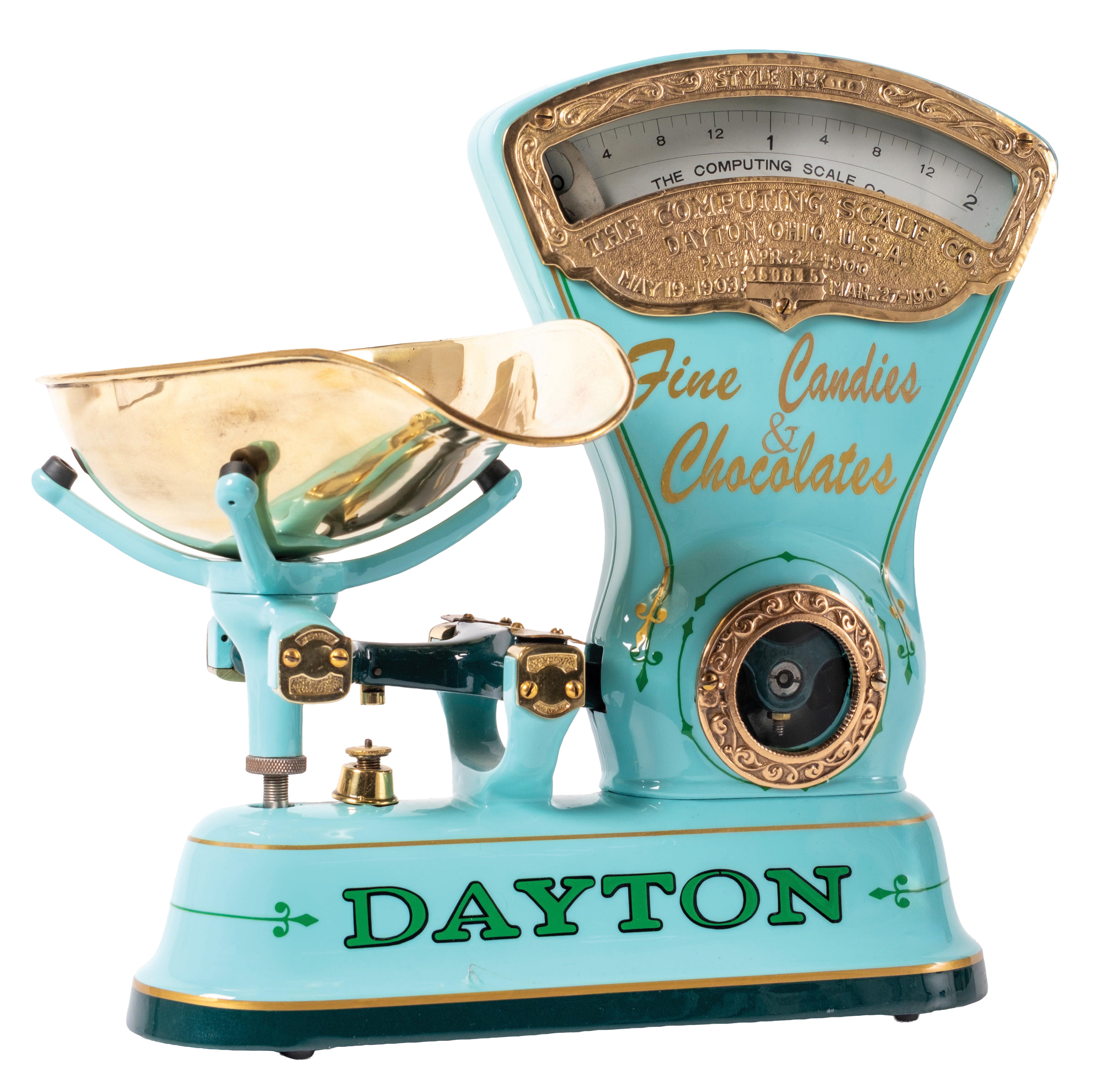 Lot Detail - FULLY RESTORED DAYTON 2LB CANDY SCALE
