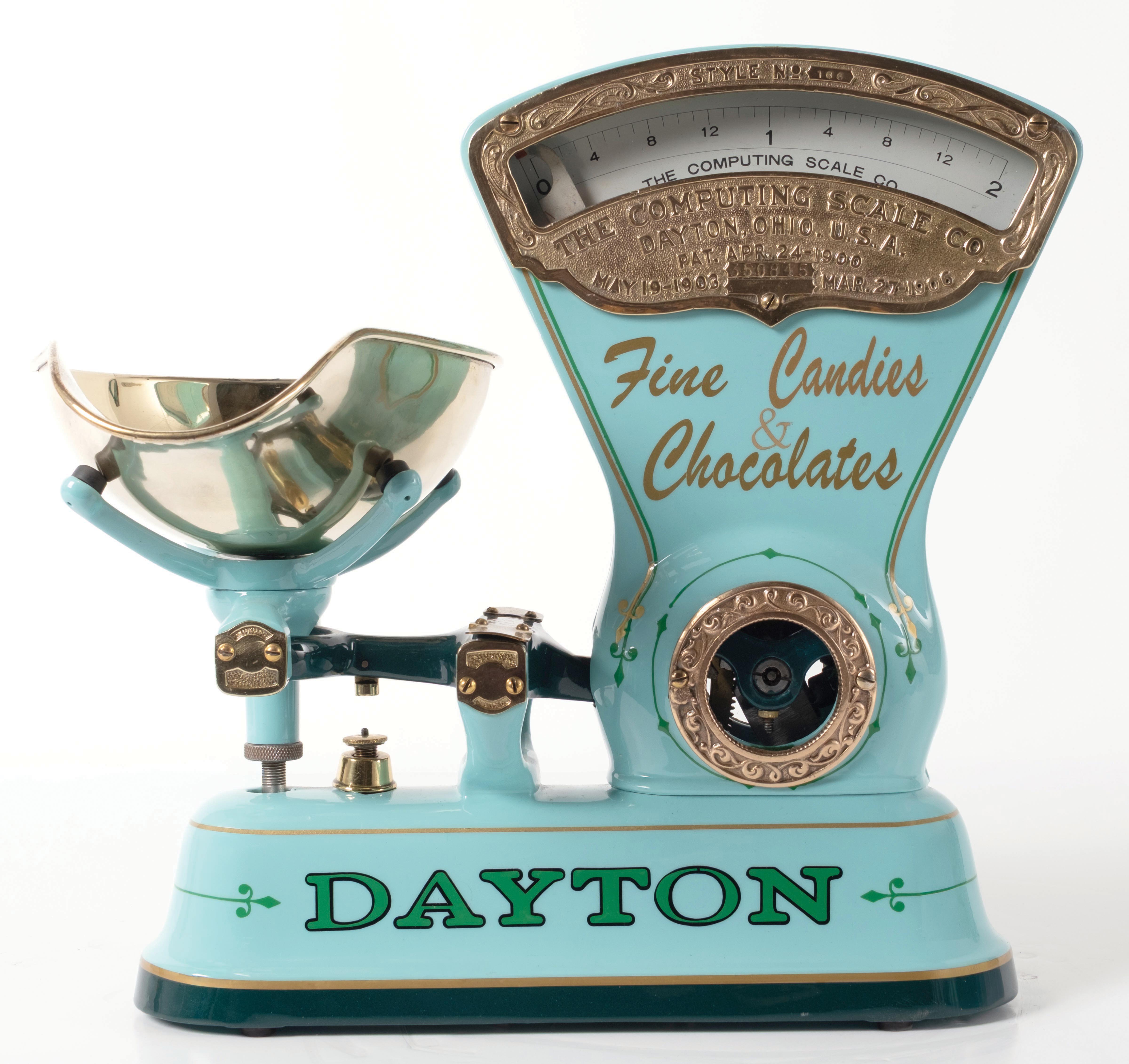 Lot Detail - FULLY RESTORED DAYTON 2LB CANDY SCALE