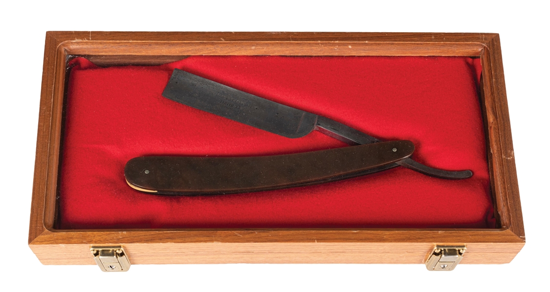 Lot Detail - WONDERFUL CASE BROS. DISPLAY STRAIGHT RAZOR