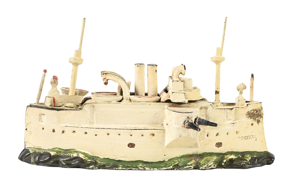 J. & E. STEVENS OREGON BATTLESHIP BANK