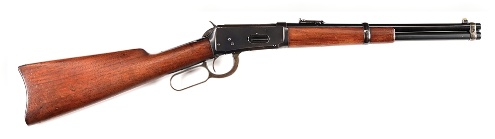 (C) FINE 15" WINCHESTER MODEL 1894 LEVER ACTION TRAPPER STYLE CARBINE.