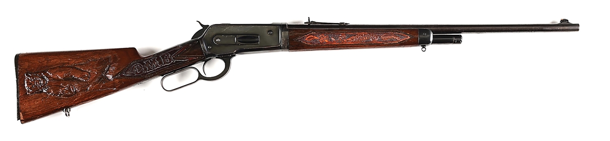 (C) WINCHESTER MODEL 1886 LIGHTWEIGHT LEVER ACTION RIFLE IN .45-70.