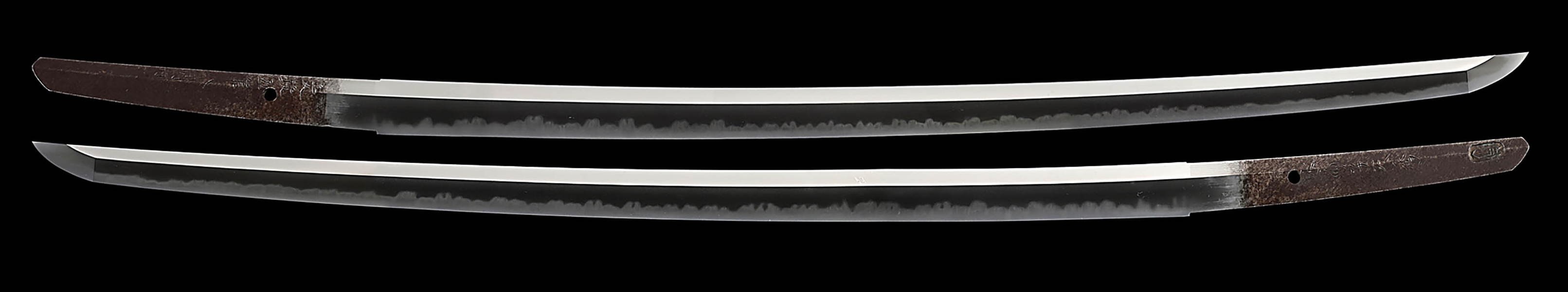 A RARE AND IMPORTANT SUISHINSHI MASAHIDE WAKIZASHI WITH MOUNTS, WITH TANOBE MICHIHIRO SAYAGAKI AND NBTHK TOKUBETSU HOZON PAPERS, EX. PAUL DAVIDSON.