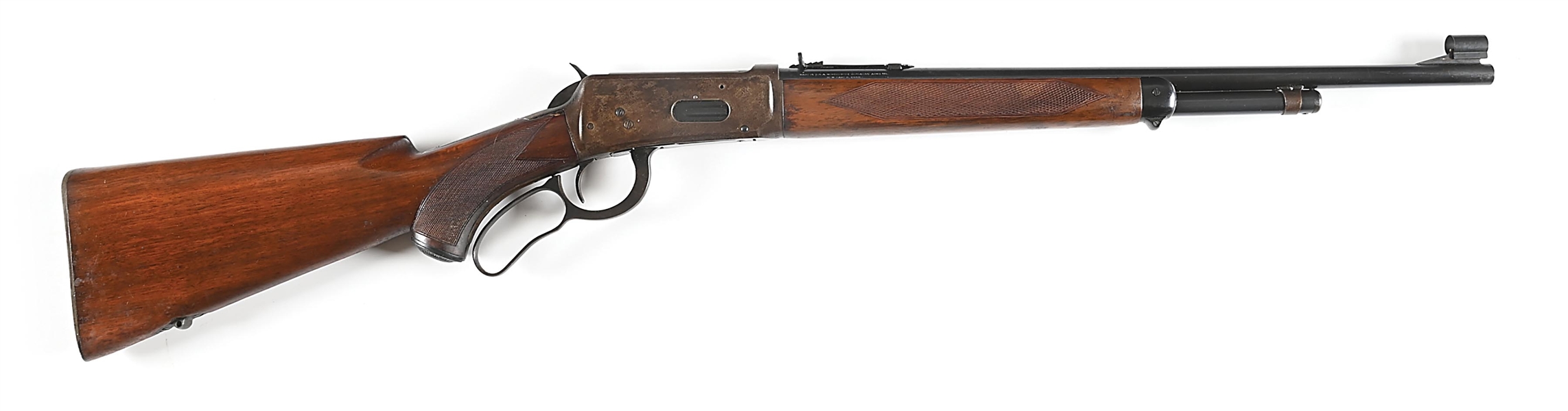 (C) DELUXE STYLE WINCHESTER MODEL 64 LEVER ACTION CARBINE.