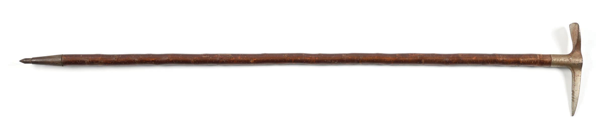 Pickaxe Form Lot Detail - PICKAXE CANE