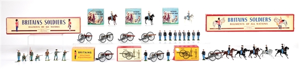W. BRITAINS AMERICAN CIVIL WAR GROUPING