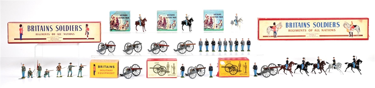 W. BRITAINS AMERICAN CIVIL WAR GROUPING