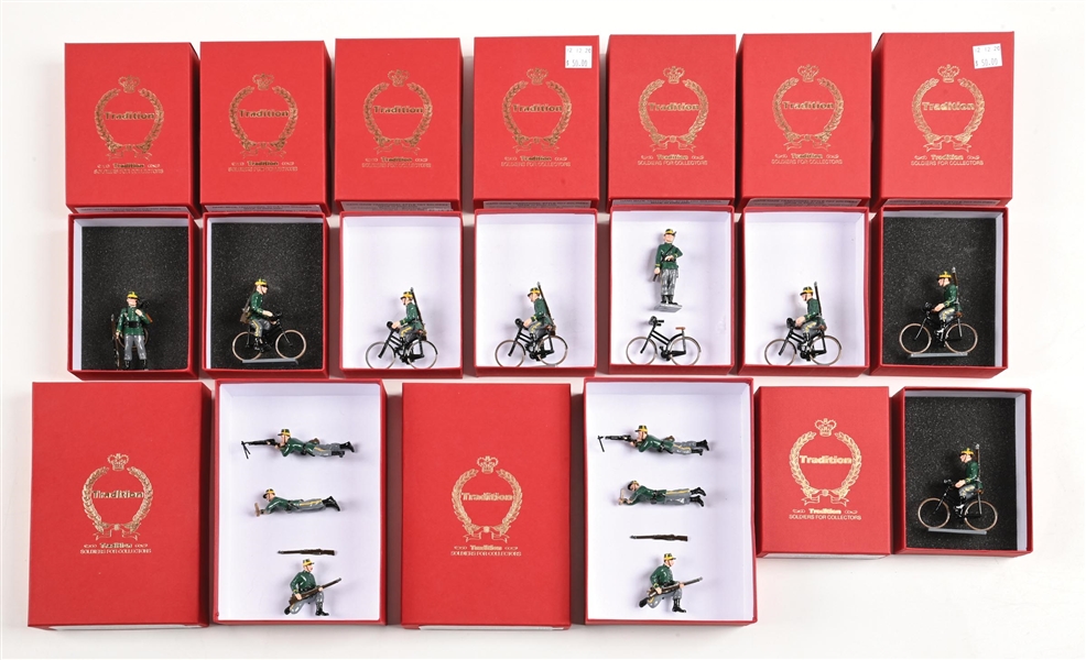 LOT OF 10: TRADITION OF LONDON BICYCLING MILITARY