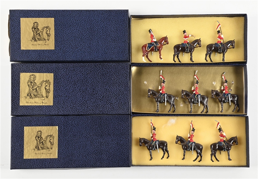 LOT OF 3: BLENHEIM MILITARY MODELS SETS IN BOXES