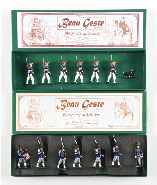 LOT OF 2: BEAU GESTE SETS IN BOXES
