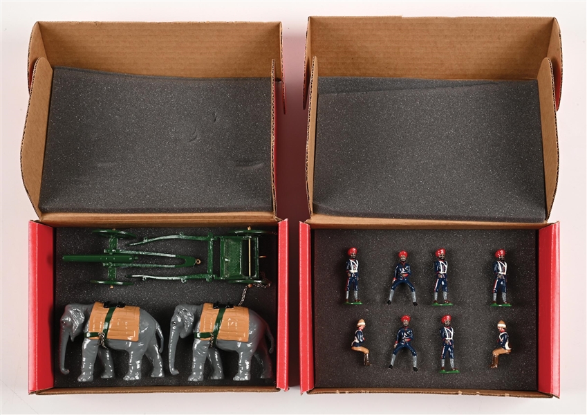 LOT OF 2: TROPHY TOY SOLDIER SETS IN BOXES