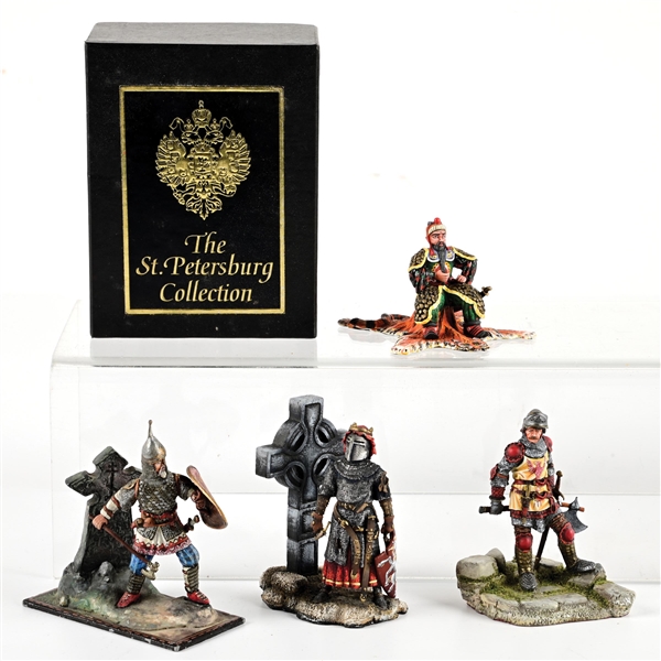 LOT OF 4: ST. PETERSBURG COLLECTION FIGURES