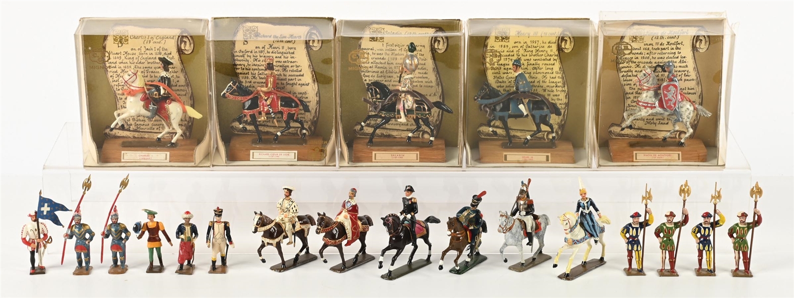 MIGNOT HISTORICAL MINIATURES, FOOT AND MOUNTED