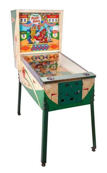 Lot Detail - 10/25¢ MIDWAY'S PLAY BALL BASEBALL ARCADE GAME