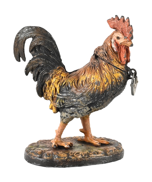 ROOSTER STILL BANK WITH LOCK