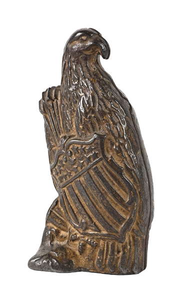 OLD ABE EAGLE WITH SHIELD PENNY BANK 