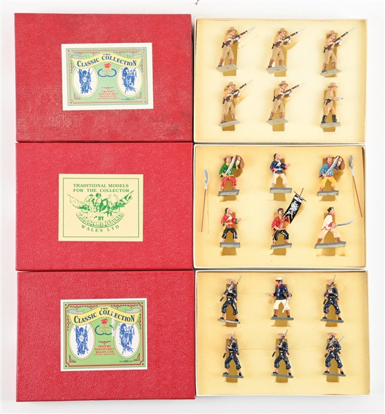 LOT OF 3: TROPHY BOXER REBELLION SETS IN BOXES