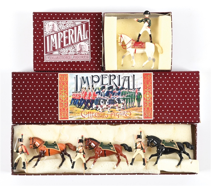 LOT OF 2: IMPERIAL NAPOLEON 1ST. EMPEROR OF FRANCE SET NO. 93 AND CHASSEURS A CHEVAL 1ST EMPIRE NO. 95