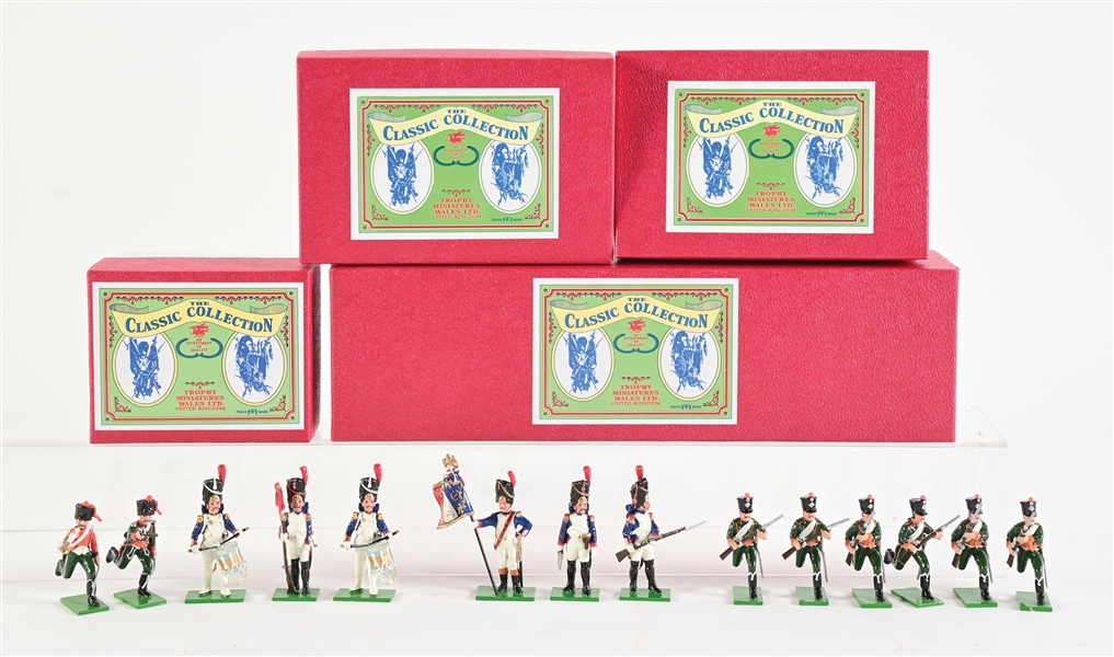 LOT OF 4: TROPHY MINIATURES NAPOLEONIC WARS