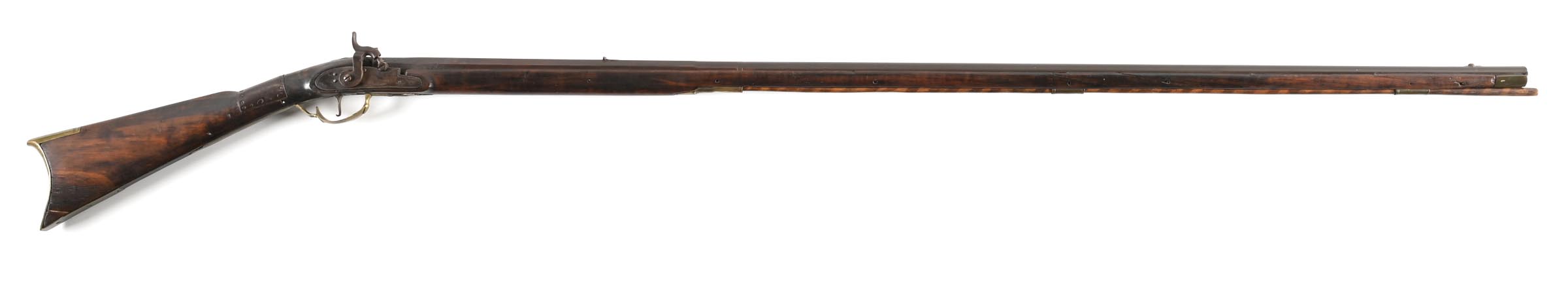 Lot Detail - (A) PERCUSSION BUCK AND BALL RIFLE OR FOWLER.