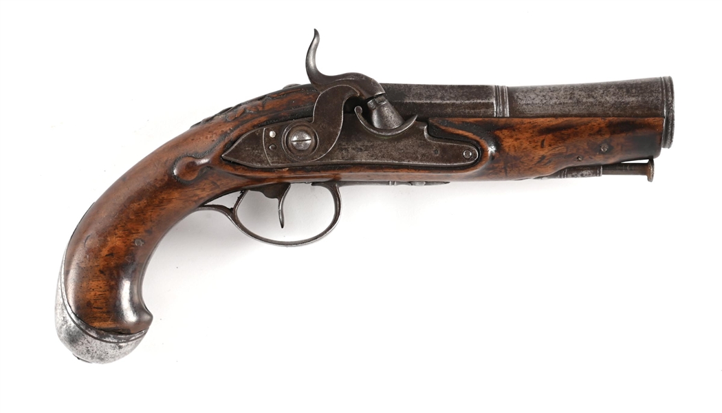(A) CONTINENTAL PERCUSSION BLUNDERBUSS PISTOL.