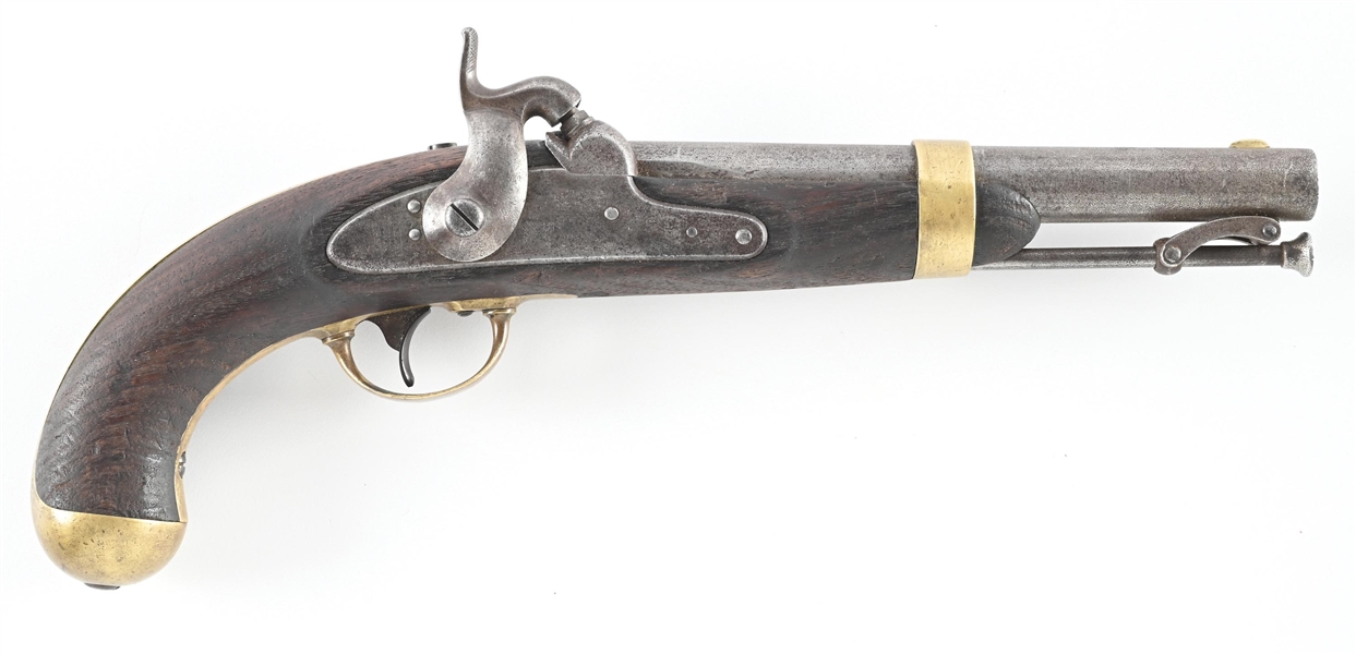 (A) US MODEL 1842 PERCUSSION PISTOL BY H. ASTON.