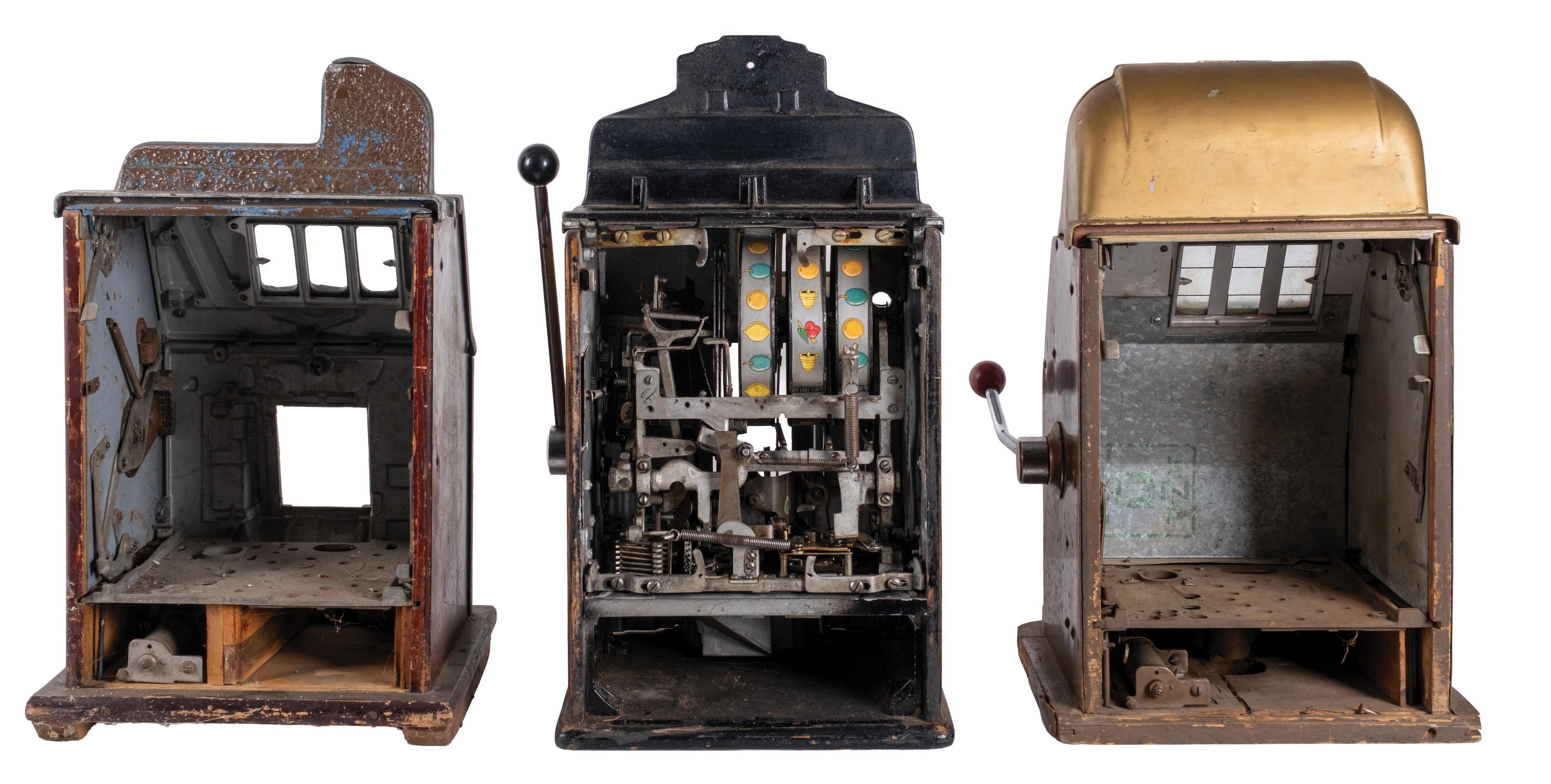Lot Detail - COLLECTION OF 3 SLOT MACHINE CASES
