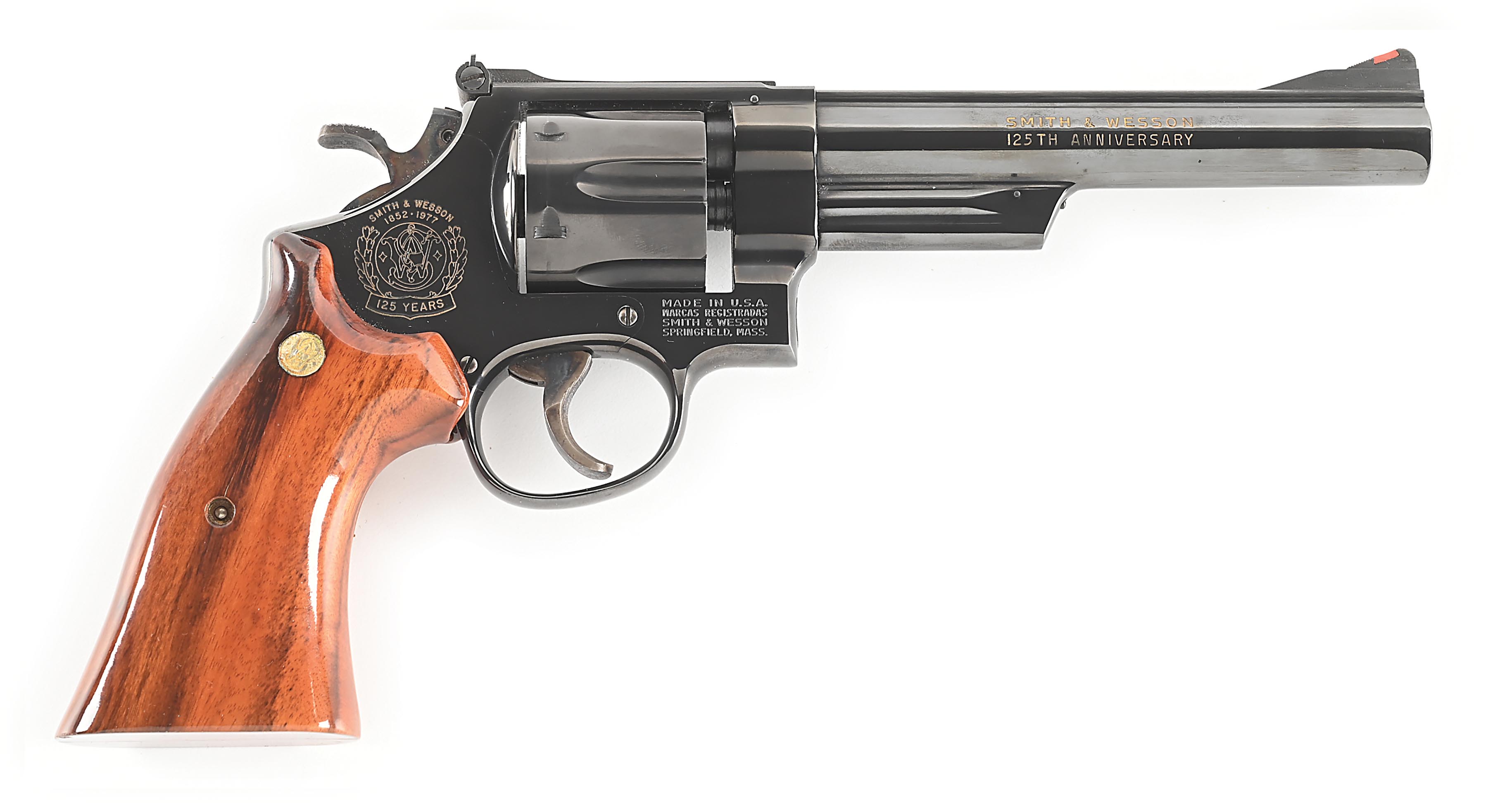 Lot Detail - (M) 125TH ANNIVERSARY SMITH & WESSON MODEL 25-3 DOUBLE ...