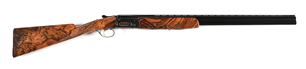 (M) MAGNIFICENT GOLD INLAID AND ENGRAVED 20 GAUGE PERAZZI MX2000 S SHOTGUN IN FIELD CONFIGURATION, WITH EXHIBITION STOCK WOOD