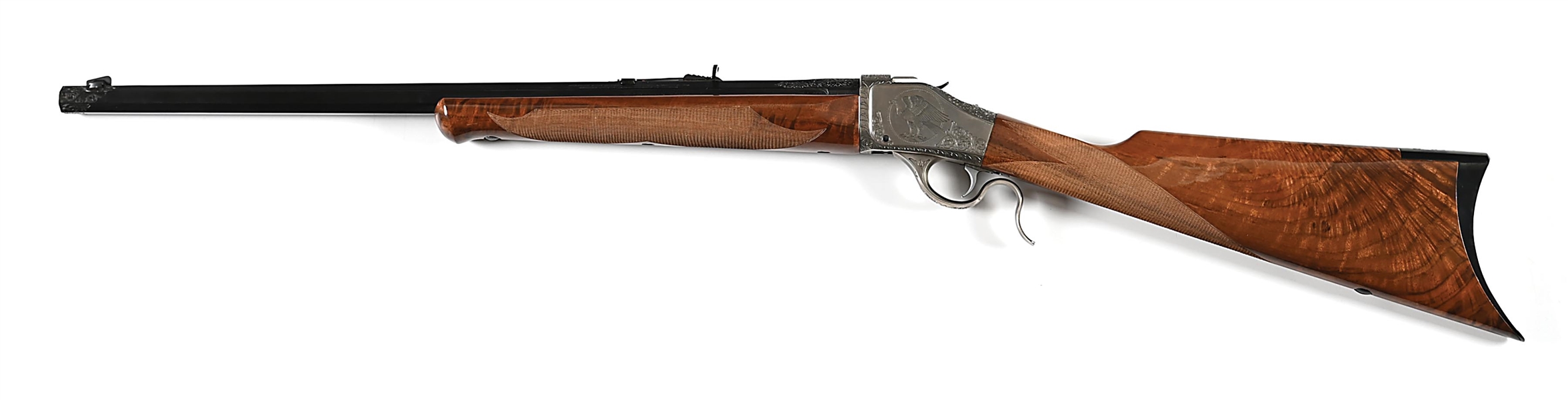 Lot Detail - (C) CASED BROWNING BICENTENNIAL B78 SINGLE SHOT RIFLE.