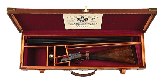 (C) GOLDEN AGE SMALL BORE HOLLAND & HOLLAND ROYAL SELF-OPENER 20 BORE SIDE BY SIDE SHOTGUN WITH CASE.